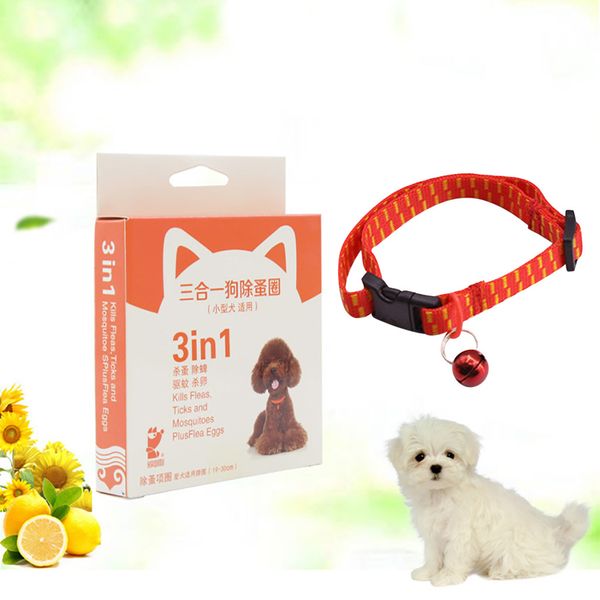 

tick flea anti insect mosquitoes waterproof long lasting 8 months protection dog collar custom puppy cat pet collars#10
