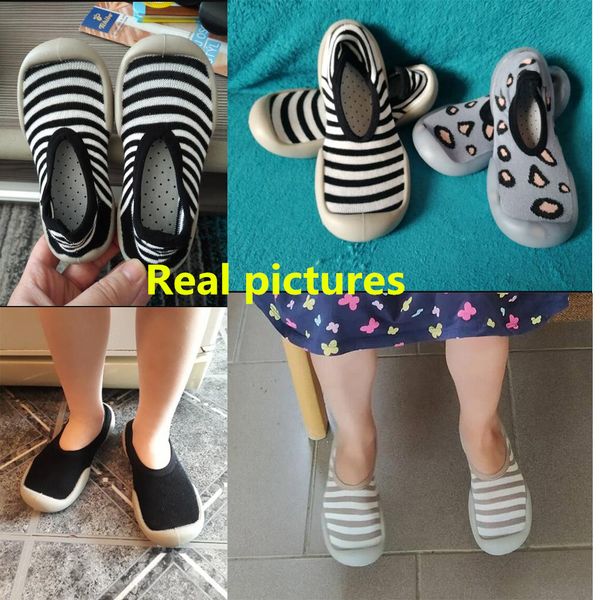 

kids soft shoes flexible footwear indoor shoes egg boat shoes women slippers parent-child models, Black