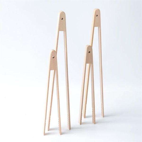 

1 pc bamboo тостер kitchen щипцы long easy возьмитесь тостером обслуживания щипцов для приготовления пищи тост хлеб барбекю гриль выпечка жа