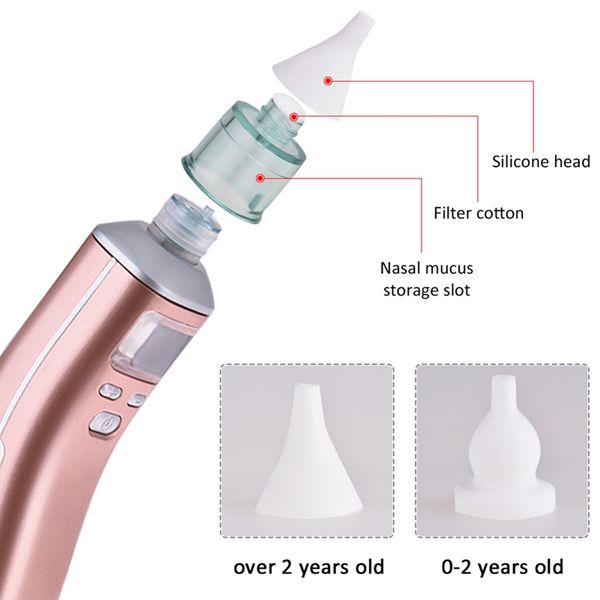 

baby electric nasal aspirator adjustable manual nose cleaner rechargeable newborn nasal congestion nasal suction device