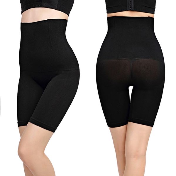 

quaslover high waist shaper panties neoprene body shaper comfortable breathable women shapewear tummy control shapers, Black;white