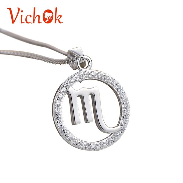 

vichok 12 китайского зодиака elegant 925 стерлингового серебра ожерелье для женщин мужчинам партии изящных ювелирных изделий kolye mujer mod, Silver