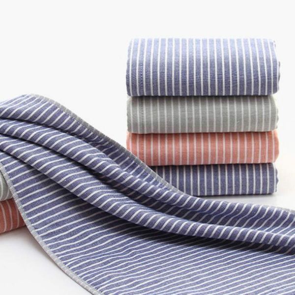 

breathable quick-drying face towel cotton absorbed soft towel face striped gauze
