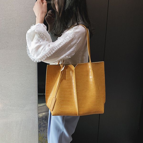 

новая женская сумка корейский ведро мешок большой емкости студент плечо сумка способа твердая ведро