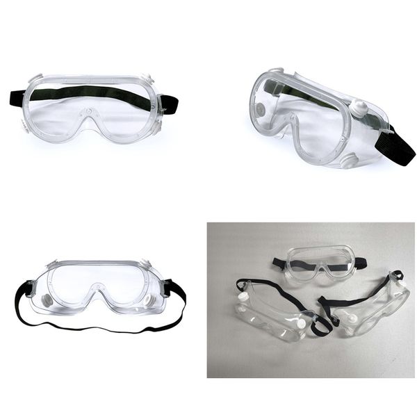 

7339044 adjustable blue frame dental protective eye goggles safety glasses