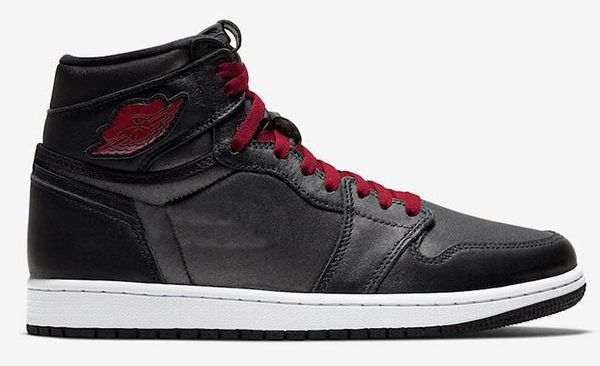 

mens 1 og black satin basketball shoes toe chicago unc royal banned court purple pine green men designer sneakers with box