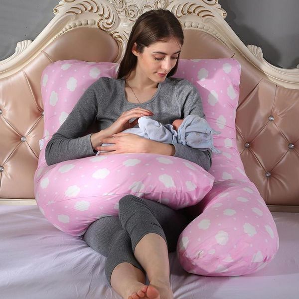 

pregnant women sleeping support printing pillow u shaped maternity pillows