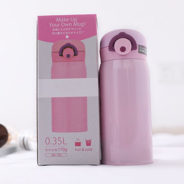 

one's simple creative solid color bomb cover insulated cup outdoor sports convenient trend portable bottle entity