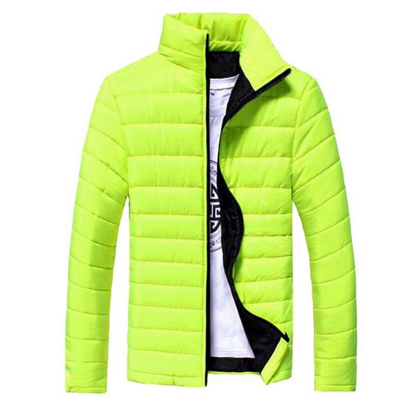 

2019 new winter jackets parka men autumn winter warm outwear brand slim mens coats casual windbreaker quilted jackets men, Tan;black