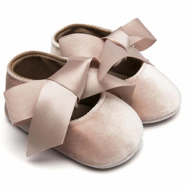 

малыш малыш baby girls shoes принцесса милый малыш первая прогулка шелковый лук узел обувь сладкая мягкая подошва нескользящая кроватка # #