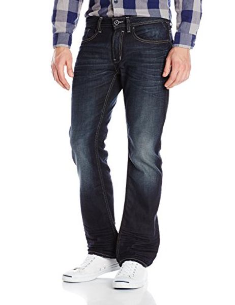

buffalo david bitton men's six straight-leg jean, Blue