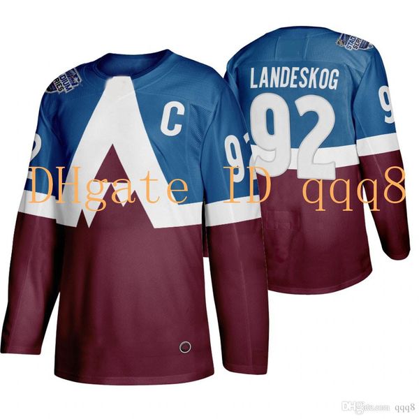 2021 Reverse Retro Colorado Avalanche Jersey 29 Nathan MacKinnon 8 Cale Makar Gabriel Landeskog 