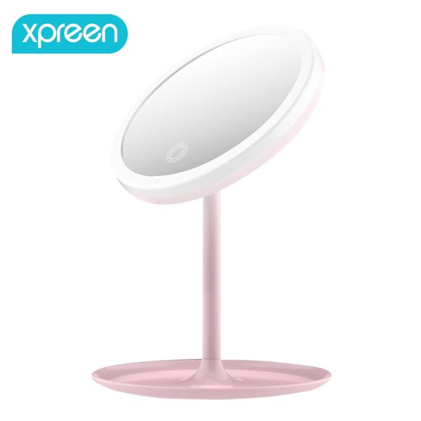 Hd Makeup Mirror Light For Table Rechargeable Led Portable Lighted Women Beauty Tool Dressing Mirrors