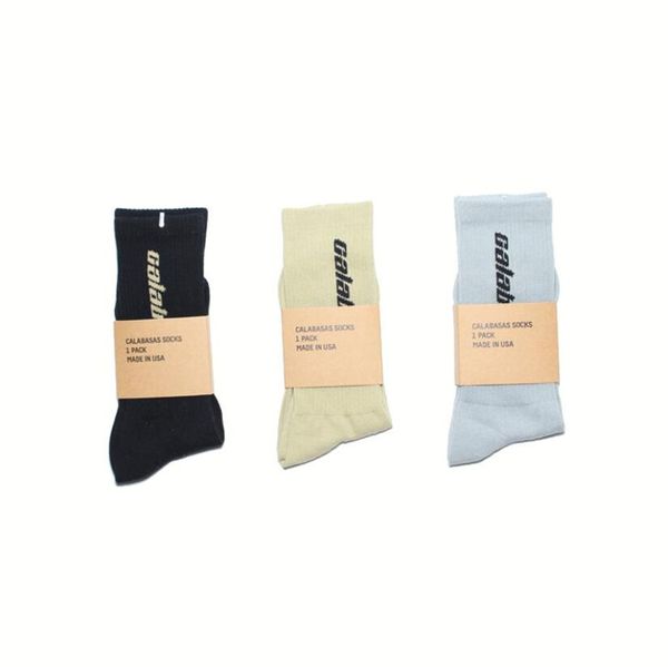 

socks for men women calabasas men hip hop fashion socks, Black
