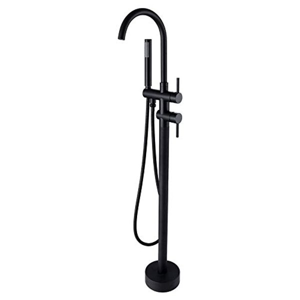 

tanding bathtub faucet tub filler tub faucet solid black