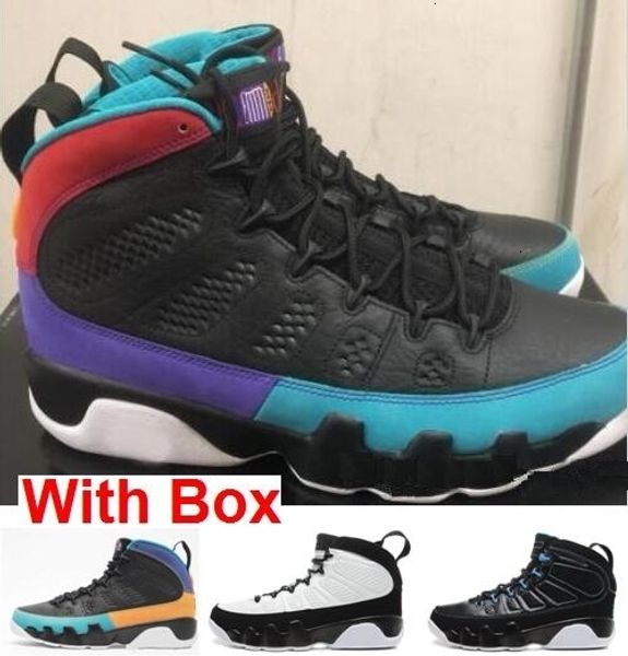 

with box 9 dream it do it wholesale basketball shoes bred 9s bg gs space jam 9 black bottom concord blue barons men