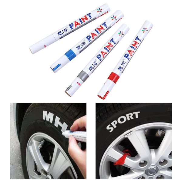 

universal waterproof colorful car tyre tire tread rubber metal permanent paint marker pen auto car accessories tyre styling