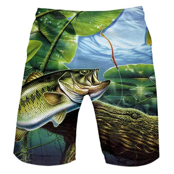 

plus size fashion summer men loose beach print shorts straight strapped hawaiian beach shorts fit sport casual pants, White;black
