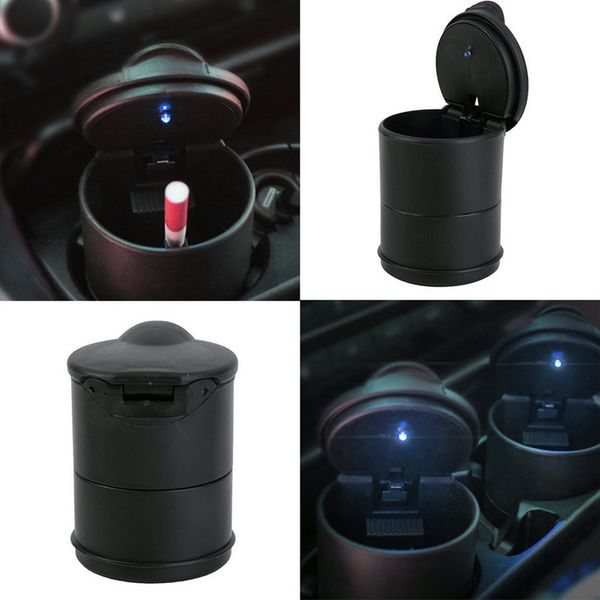 

car auto truck led light cigarette ash ashtray buextinguish holder cylinder office cup can smoke accessory x66