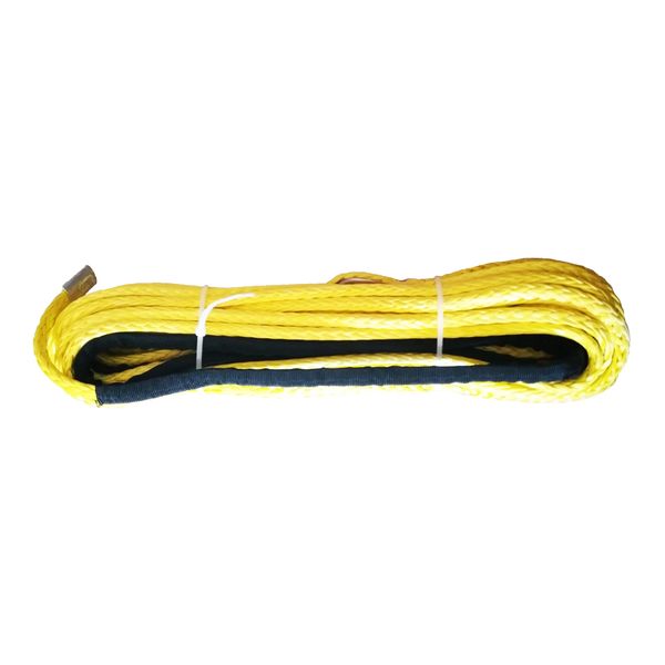 

8mm x 30m synthetic winch cable rope for atv/utv yellow towing ropes ing