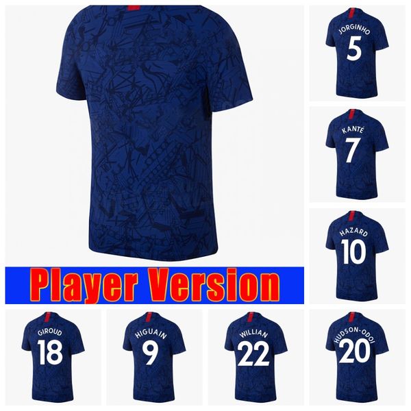 

Player Version CFC HAZARD 19 20 soccer jersey JORGINHO GIROUD MORATA football shirt KOVACIC WILLIAN DAVID LUIZ 2019 2020 BARKLEY uniforms