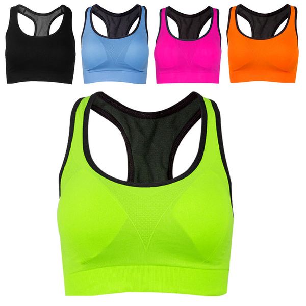 

women absorb sweat vest sports gym shaped bra back no wheels wireless sports bra, White;black