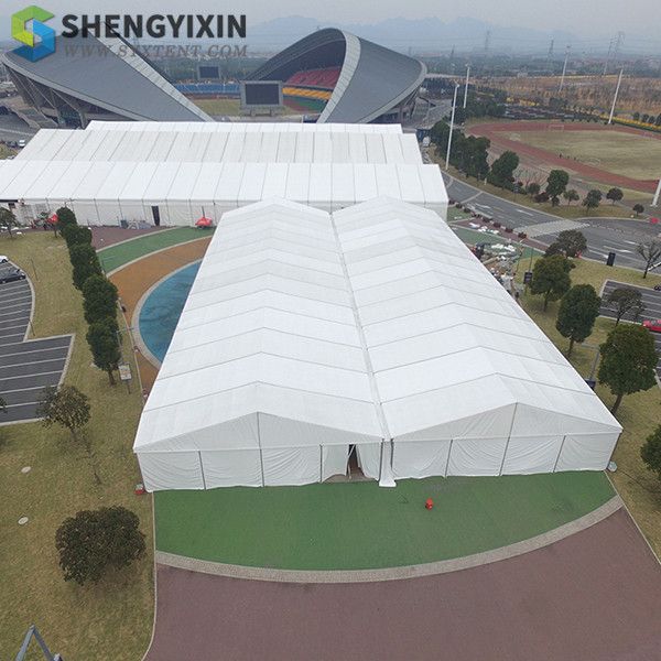 

20*50m a-frame tents with aluminum frame outdoor exhibition tents good price frame support customiztion pvc fabric for 600 people