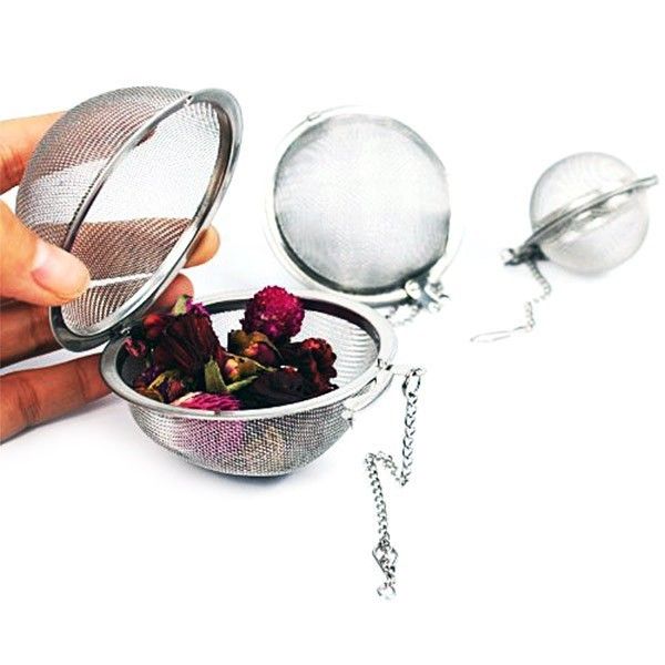 

stainless steel tea infuser 4.5cm / 5.5cm / 7cm /9cm tea pot infusers sphere mesh tea strainer ball ing