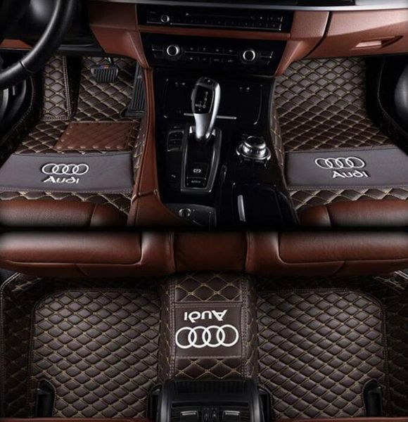 Grosshandel Geeignet Fur Audi A8 A8l Funfsitzer Auto 2011 2017 Nahte Auto Matte Rutschfeste Wasserdichte Umweltfreundliche Leder Innenmatte Von
