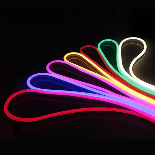 

string led light 220v eu adapter neon sign light signs lamp rgb waterproof led strip lamp christmas decor fairy lights