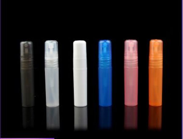 

5ml translucence plastic atomizer bottle travel makeup perfume spray refillable bottles