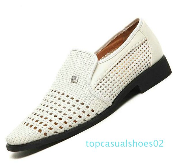 

dad summer sandals breathable shoes sandals for middle-aged mens shoes cut-outs slip on mens genuine leather ad-02 t22, Black