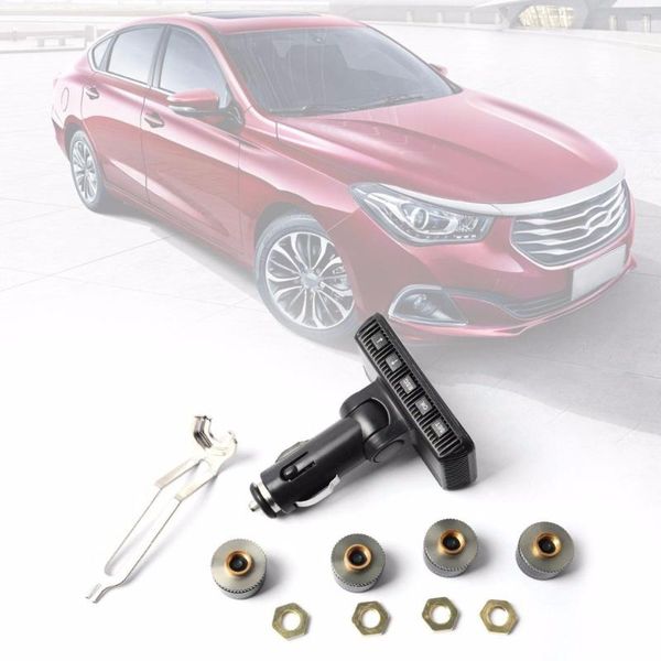 

jet-1000m external tyre pressure monitoring system cigarette lighter real time tpms car detector vehicle tyre diagnostic tools