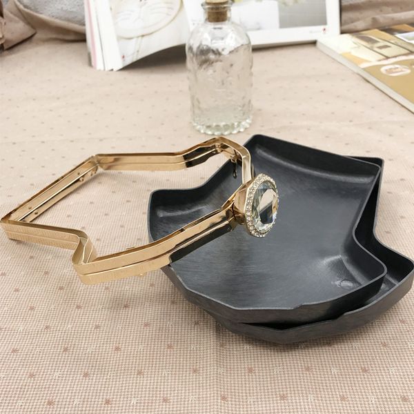

silver dollar personality clothes manual case export of gold activity aures unitas luggage and bags hardware parts, Black