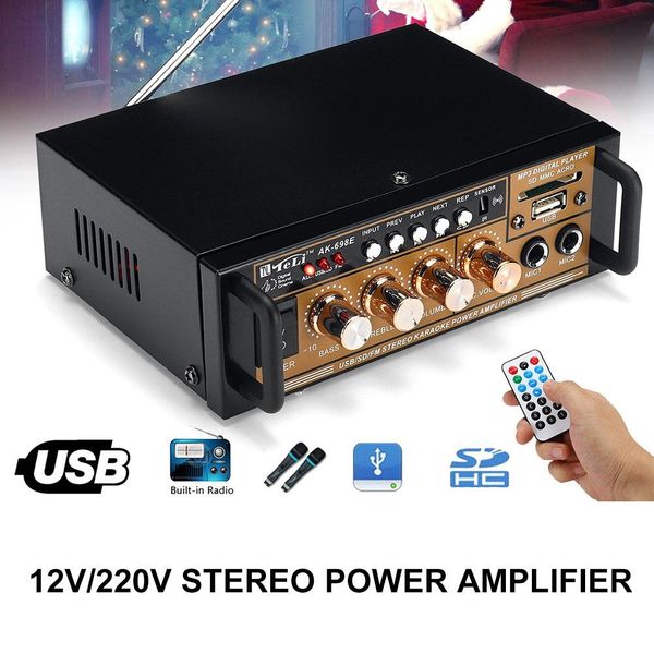 

300w 12v/220v car home audio power hifi speaker with remote control