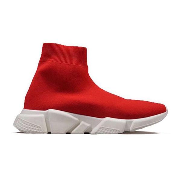 

2019 дизайнер обуви скорость тренер буле черный белый красный плоский мода мужские женские носки кроссовки мода тренеры повс обувь размер 36