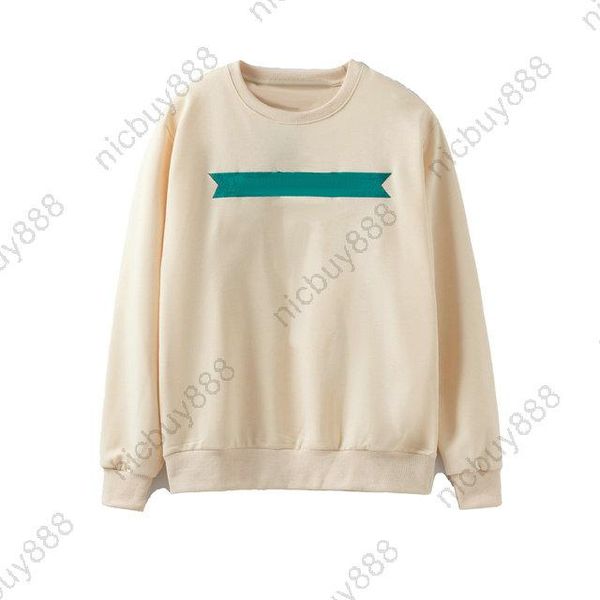 

модный дизайнер одежды роскошные мужские осенние полотенца простая вышивка красный зеленый полосатый письмо толстовки пуловер толстовка с ка, Black