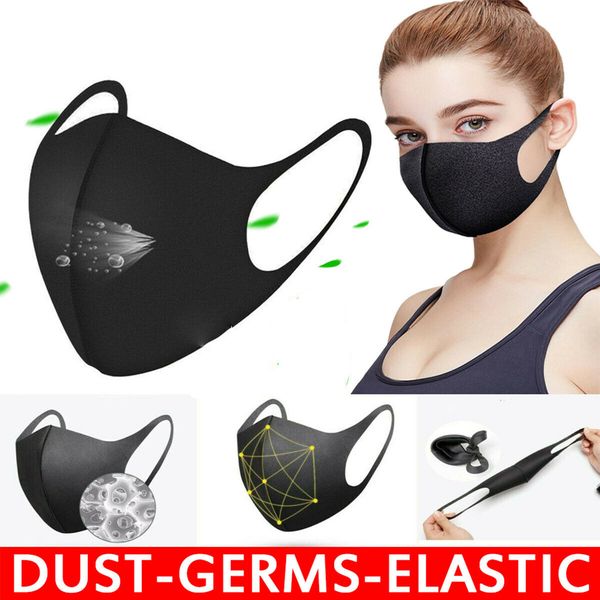 

2020 новый открытый pm2. 5 рот антипылевая маска для лица унисекс респиратор маска анти-загрязнение воздуха, антибактериальная маска