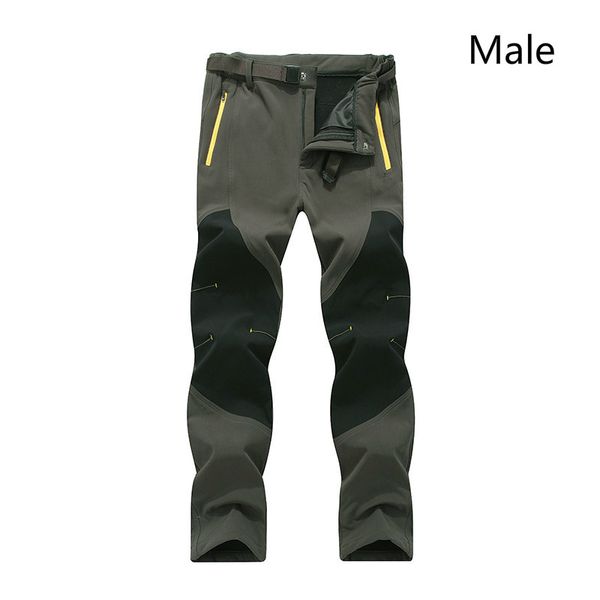 

autumn and winter 2017 men's and women's soft shell elastic outdoor lovers mountaineering thermal wind waterproof fleeces, Black;green