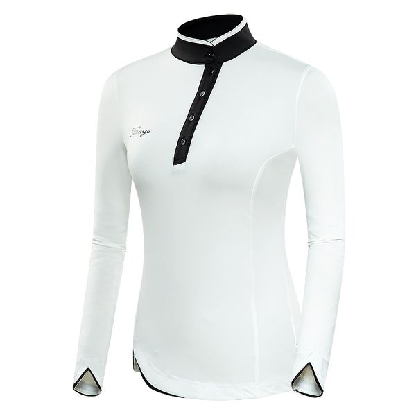 

golf apparel women long sleeve t-shirt anti-light shorts skirt suit ladies slimming fitness sportswear d0852