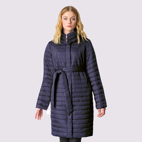 

2019 spring breed women parka windproof thin women jas long plus size quilten cato standing collar jackets, Black