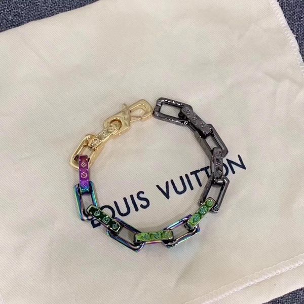 

4 color charm bracelet fa hion brand men women colorful charm bracelet man bangle fa hion jewelry with gift box