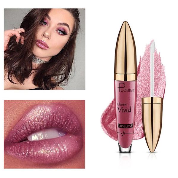 

learnever shimmer liquid lipstick makeup metal metallic shimmer lipgloss waterproof pigment lip gloss tint cosmetics maquiagem