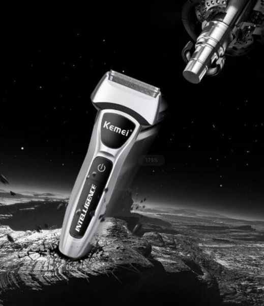 

new kemei personal 3d electric shaver for men hair beard trimmer mesh/foil rechargeable hair clipper shaving machine