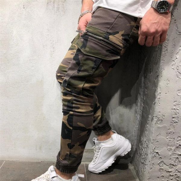 

2019 Camouflage Jogging Pants Men Sports Leggings Fitness Tights Gym Jogger Bodybuilding Sweatpants Sport Running Pants Trousers