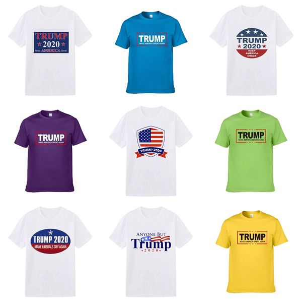 

2020 summer new fasion mens luxury designer smiling face decoration trump t shirts us size tshirts ~ mens designer short sleeve trump t shir, White;black