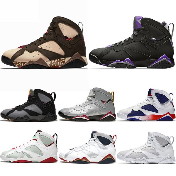 

дизайнер 7 патта 7s мужчины баскетбол обувь размышления чемпиона рэй аллен тинкер alternate mens тренер спорта кроссовки размер 8-13