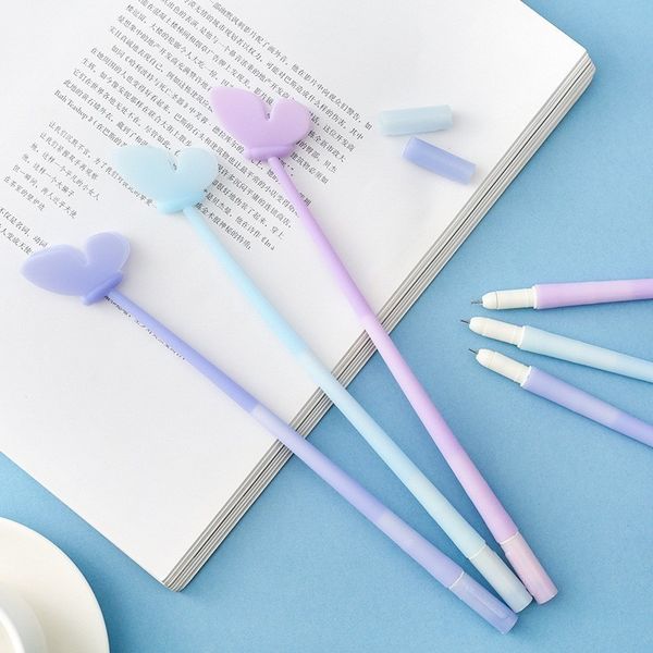 

3pcs/lot creative cute colorful gel pen student kawaii cartoon gel-ink writing pen gift office school stationary supplies 040231