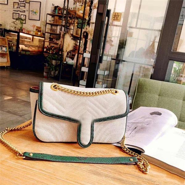 

роскошная дизайнерская сумочка для женщин сумка на ремне с цепочкой через плечо хорошая двойная женская сумка на ремне