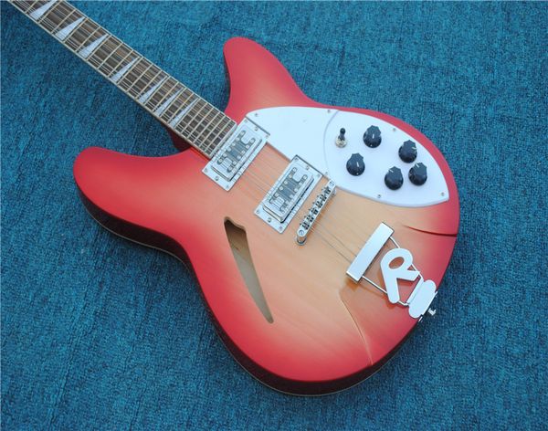 

lectric guitar, 6 strings / 12 strings rich electric guitar, upgrade pickup trucks in classic color